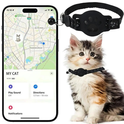 ペットスマートGPSトラッカー、猫用トラッカー、GPS首輪、ペット子猫用GPS首輪、ペットアクセサリー、iOS対応